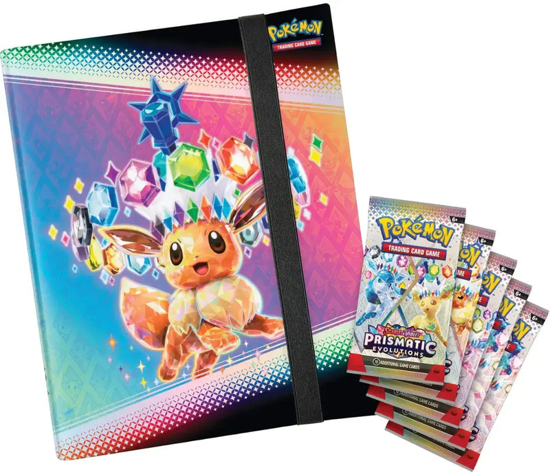 Scarlet & Violet Prismatic Evolutions: Binder Collection ESPAÑOL