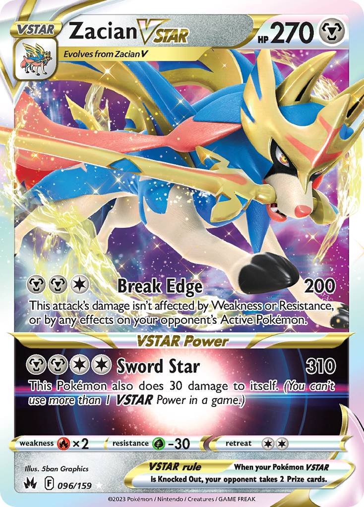 Zacian Vstar 096/159