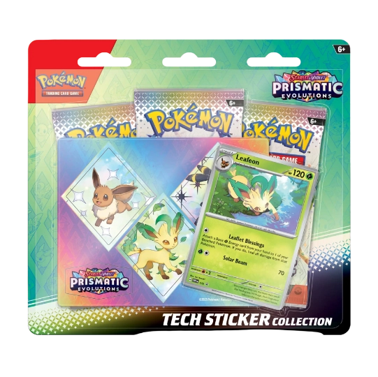 Scarlet & Violet Prismatic Evolutions: Tech Sticker Collection Leafeon