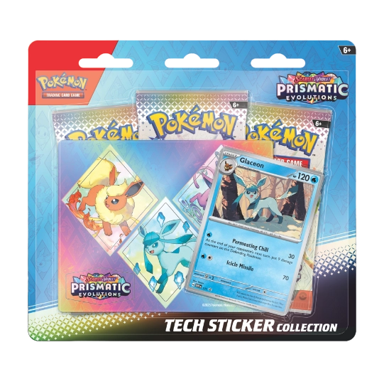 Scarlet & Violet Prismatic Evolutions: Tech Sticker Collection Glaceon