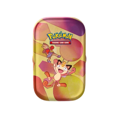 Scarlet & Violet 151 Meowth & Hitmonchan Mini Tin