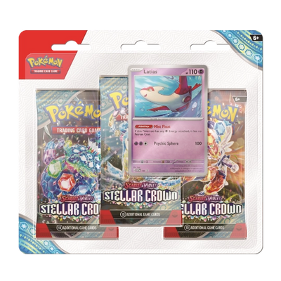 Scarlet & Violet Stellar Crown: 3 Booster Pack Latias