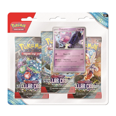 Scarlet & Violet Stellar Crown: 3 Booster Pack Tinkaton