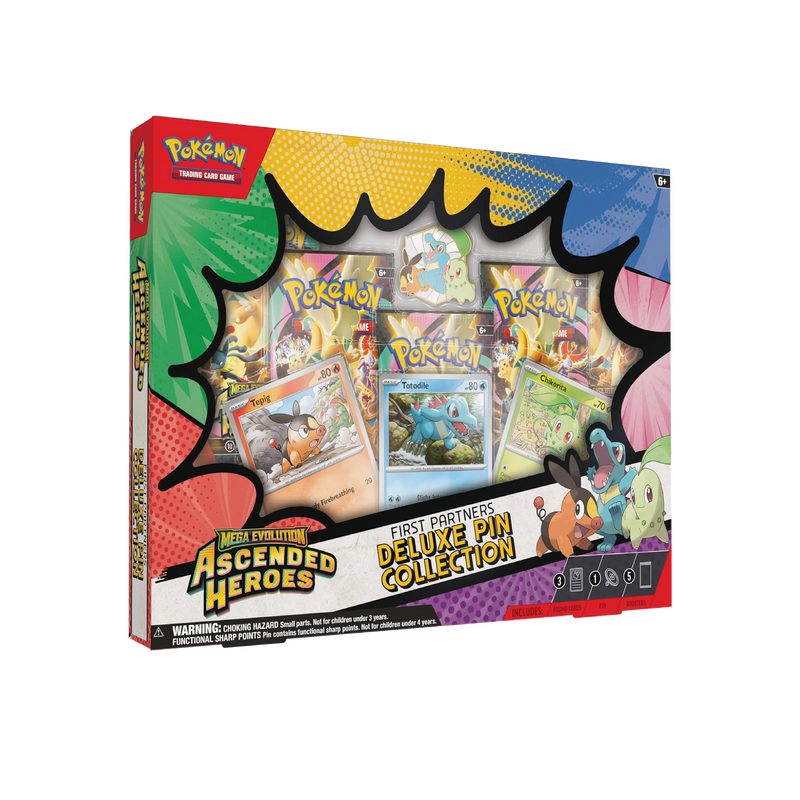 Mega Evolution: Ascended Heroes First Partners Deluxe Pin Collection ESPAÑOL