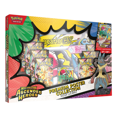 Mega Evolutions Ascended Heroes: Mega Lucario Poster Collection